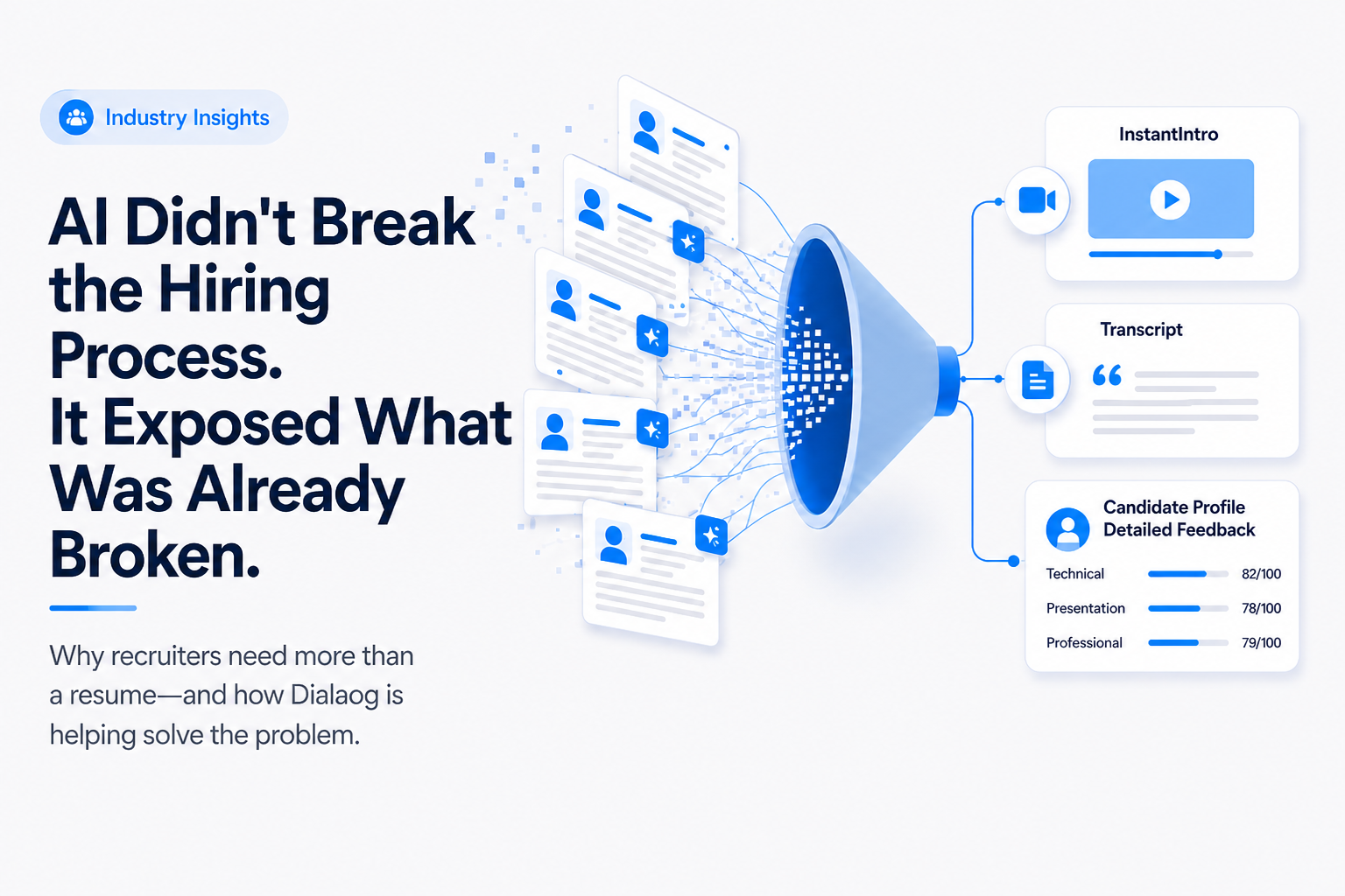 AI Didn't Break the Hiring Process. It Exposed What Was Already Broken.