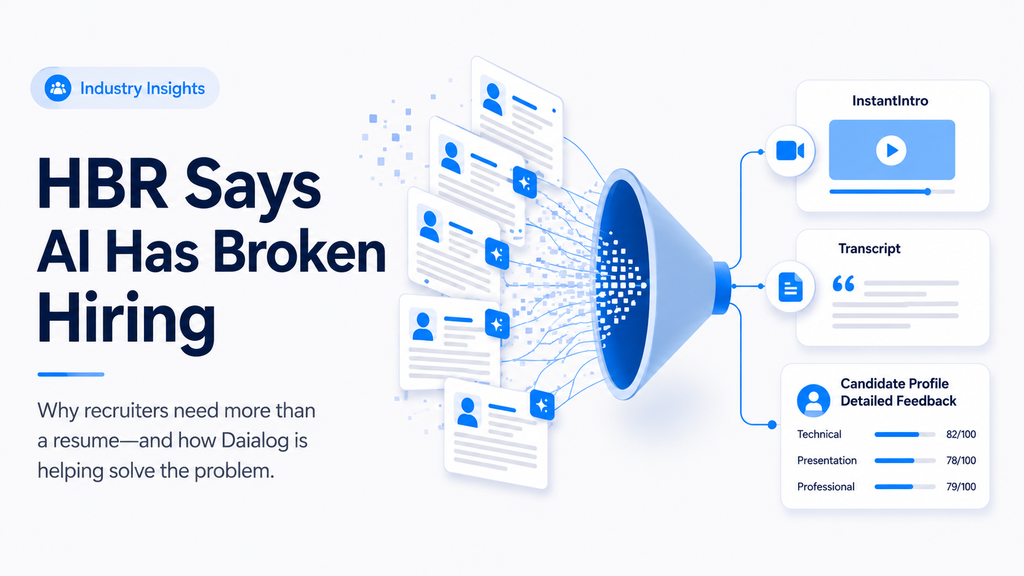 HBR Says AI Has Broken Hiring. Here's How Daialog Is Fixing It.